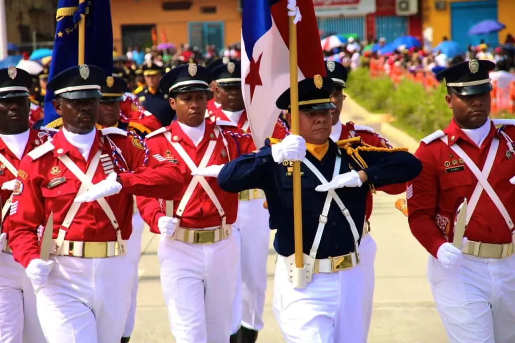 Independence day  Parade celebrations festival in panama .